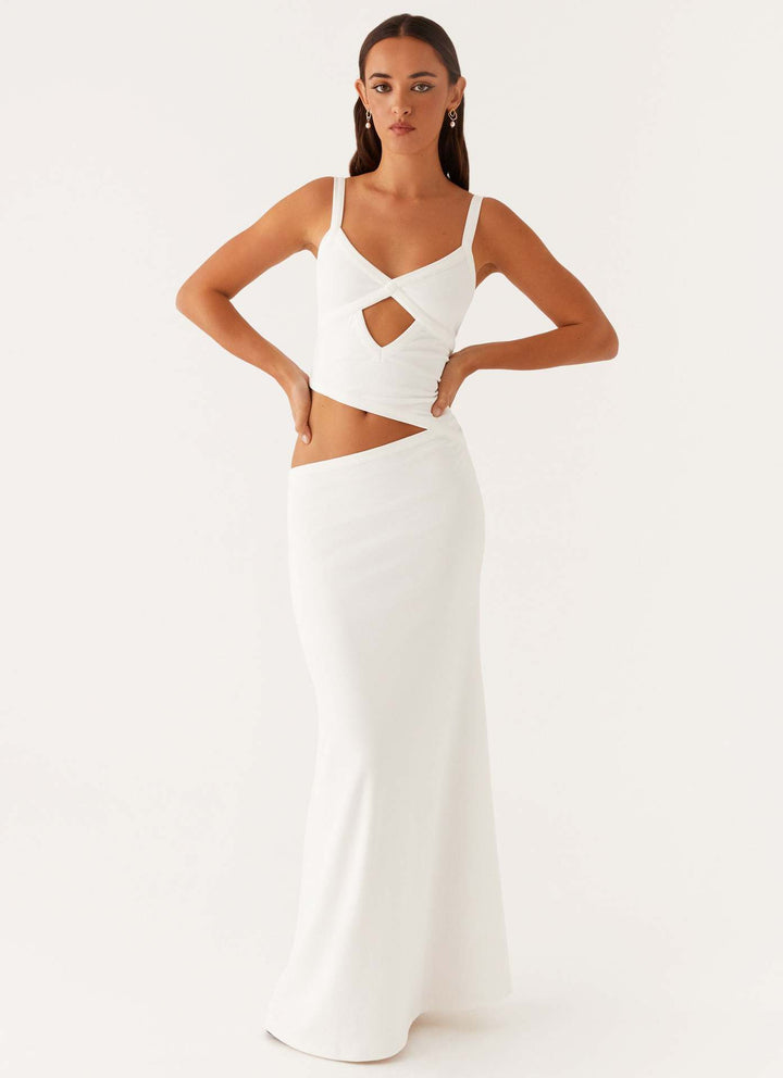 Viviana -  Maxi Vestido Recortado
